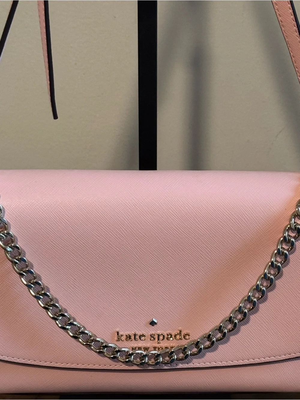 Kate Spade Pink Leather Chain Shoulder Bag - Picture 2 of 8